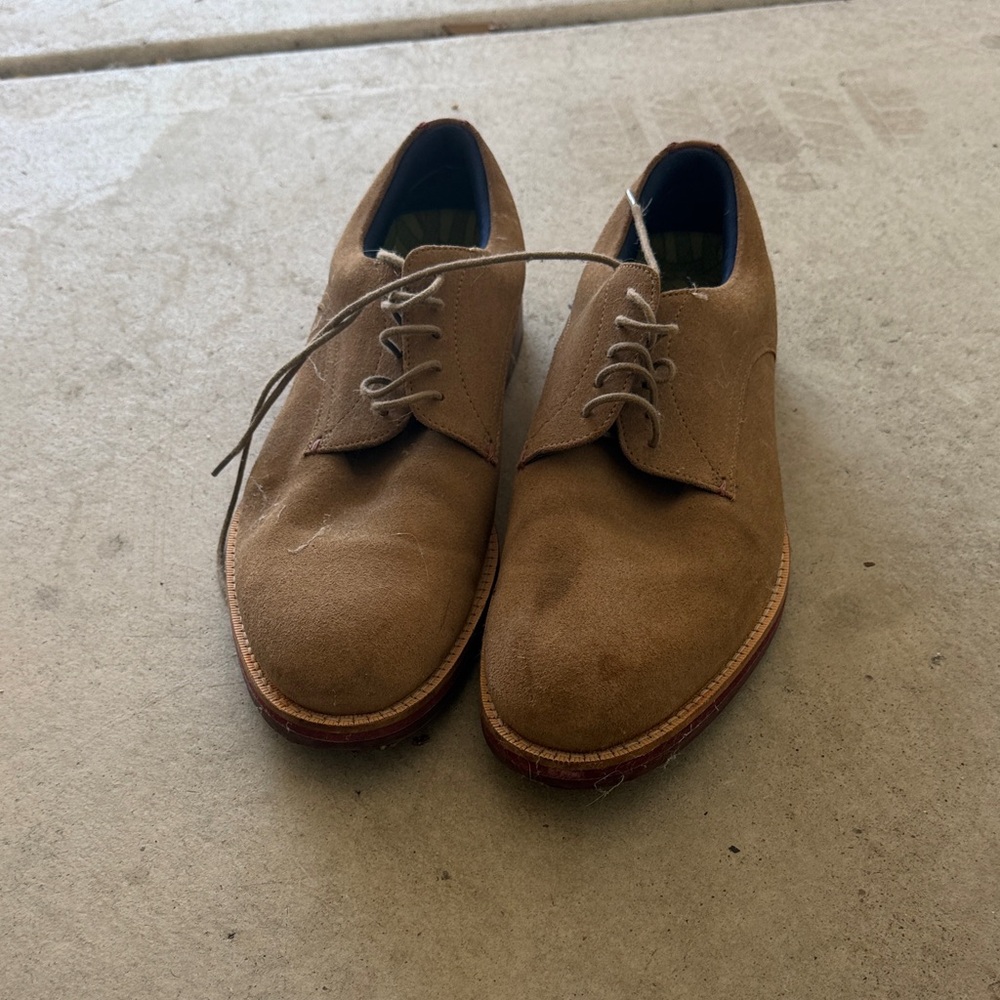 Ted Baker Men's Suede oxfords in Light Brown